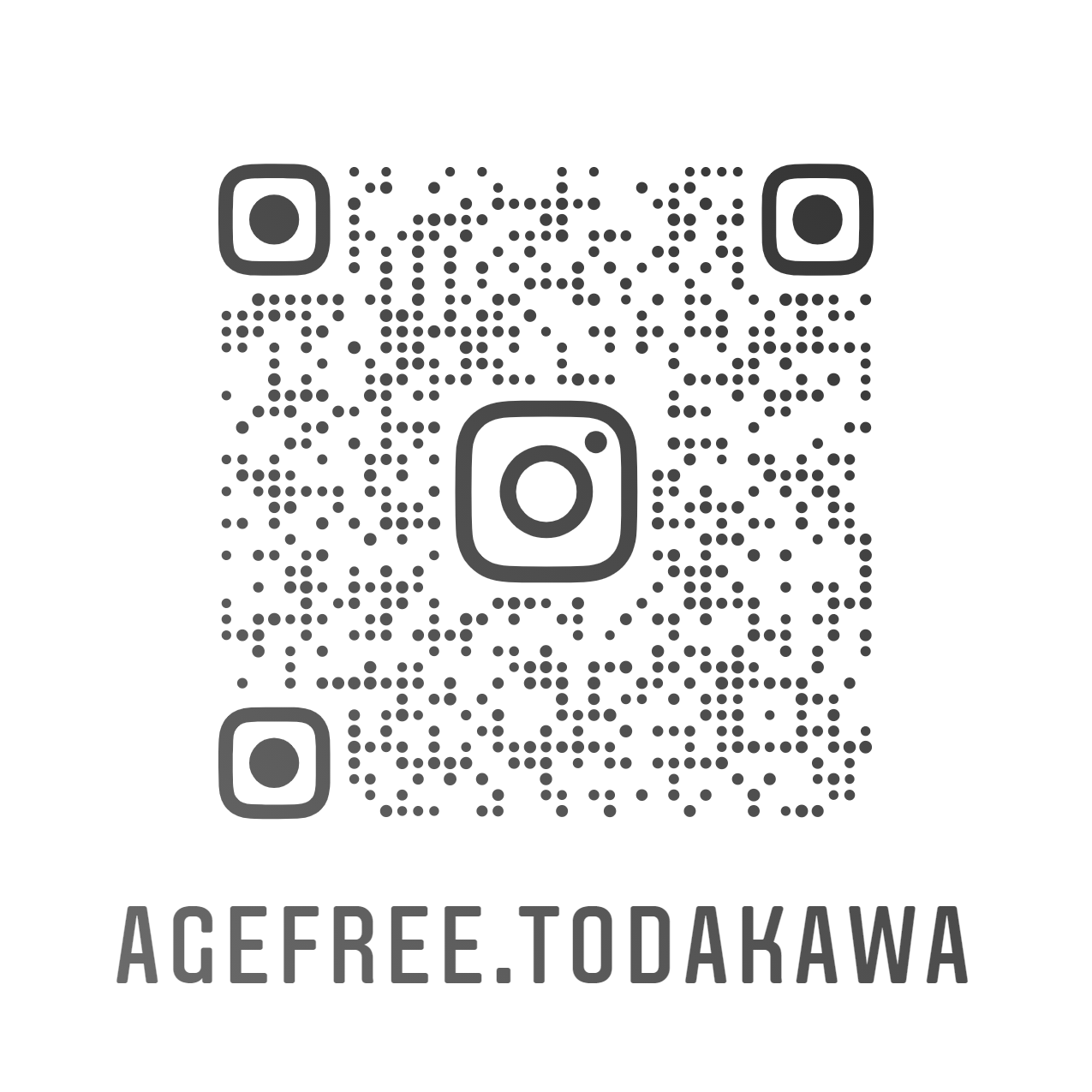 AGEFREE.TODAKAWAインスタグラム